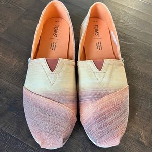 Tom’s Alpargata Canvas Sunset Slip On Shoes